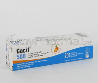 CACIT 500 MG 20 BRUISTABL (geneesmiddel)