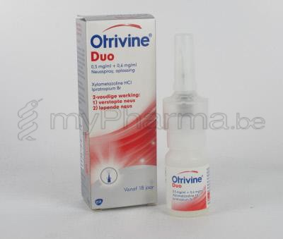 OTRIVINE DUO 10 ML NEUSSPRAY (geneesmiddel)